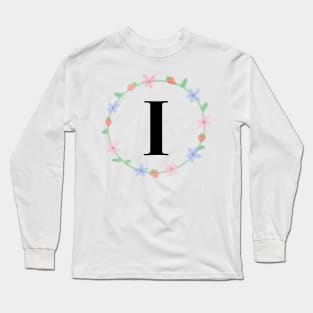 “I” initial Long Sleeve T-Shirt